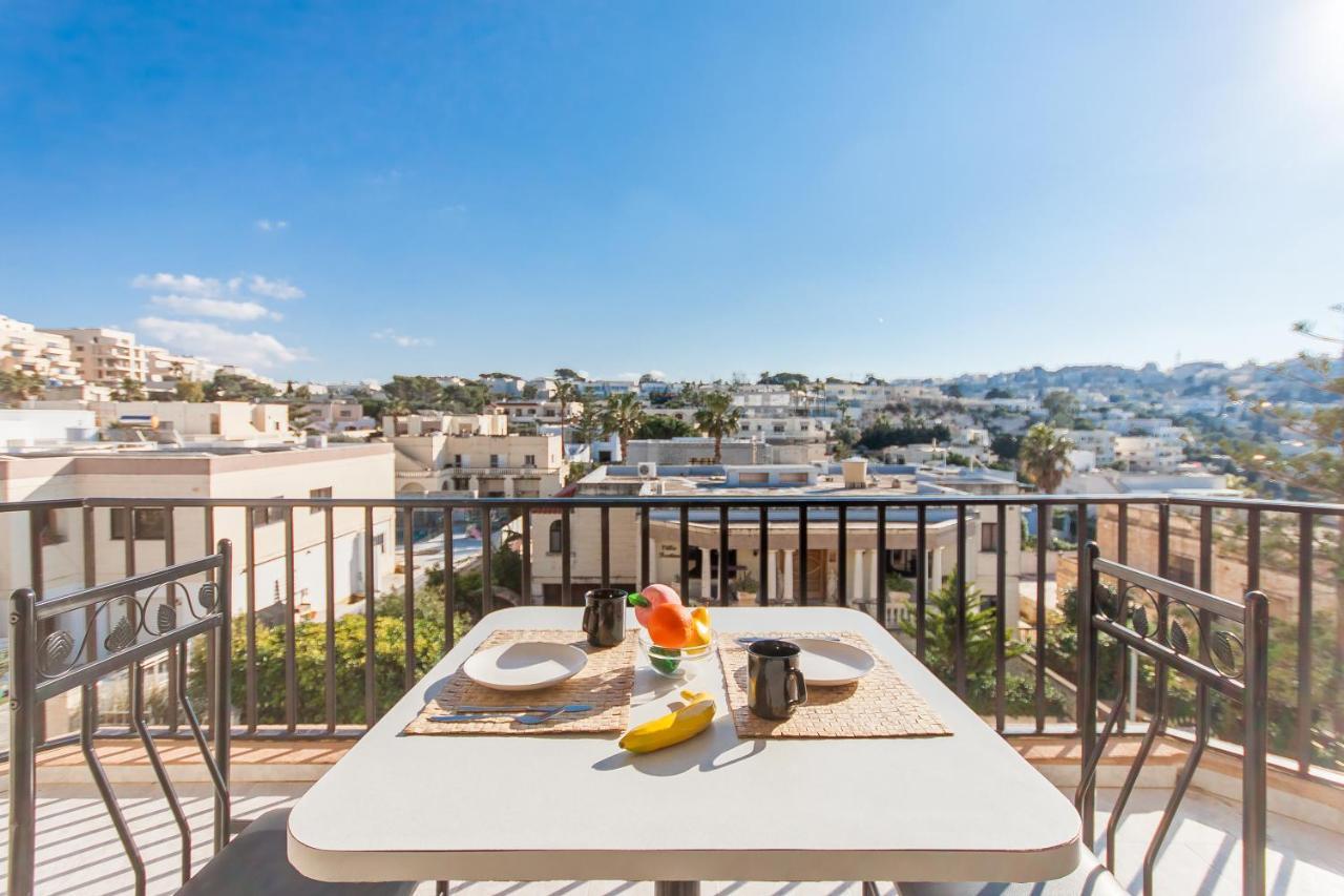 Pool And Sea Merill Apartments - Happy Rentals Mellieha Exterior photo